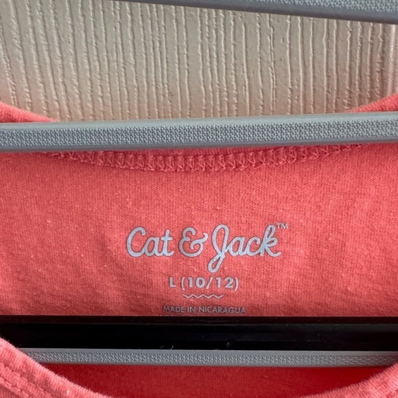 Cat & Jack Coral Tank Top with Colorful Sunburst - Picture 2 of 4